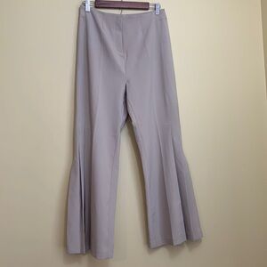 Max Nugus Pret A Porter | Flare Fan Style Tan Trousers Medium 8/10